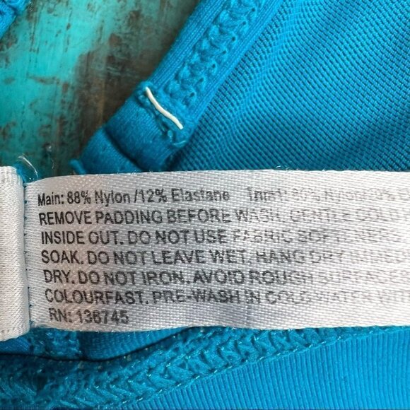 LORNA  Jane Blue Active Bra Size XS - Picture 12 of 13